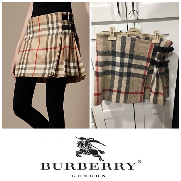 burberry kilt womens